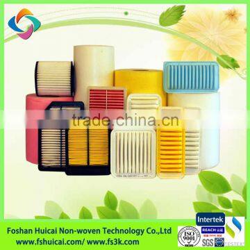 Various filter with environmental filter material fabric paper