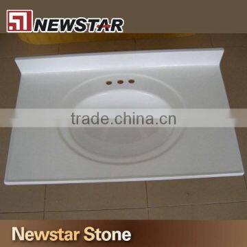 Newstar bathroom cultured marble vanity top