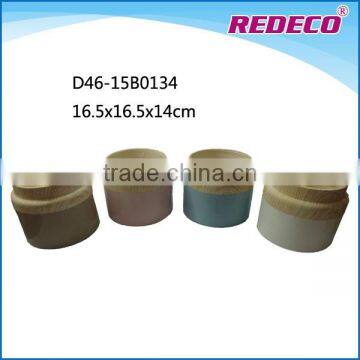 Ceramic cup shape garden flower pot