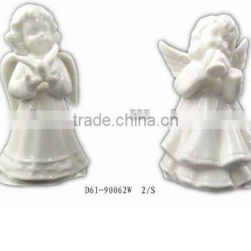 Ceramic angel ornament