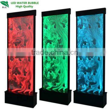 Custom project water bubble led foutains hotel inn wall decoration