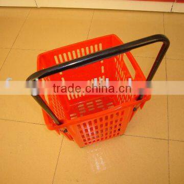 plastic shopping basket