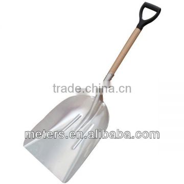 Wooden Handle Aluminum Snow Shovel