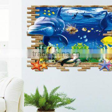 Removable Self Adhesive 3D Wall Paper , Wall Sticker for Kids photo-2