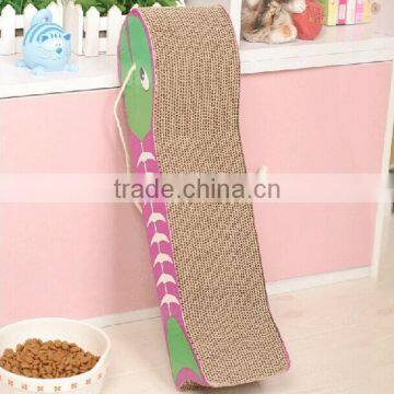 Funny Cat Scratch Board Fishbone for Cat / Funny Pet Toys photo-2