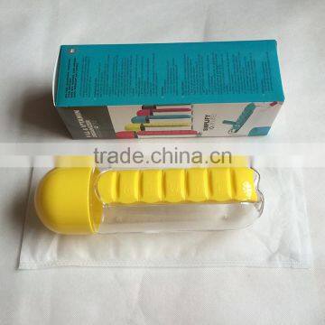 New Creative Daily Pill Box Organizer Bottle Outdoor Travel Water Bottle photo-5