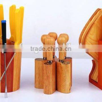 5pcs kitchen knife block