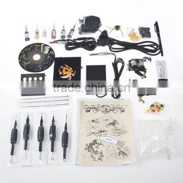 Starter Complete Tattoo Kit 2 Gun Supply Set Equipment Dunhuang Tattoo Machine Body Art