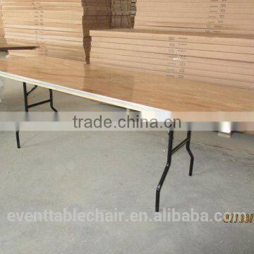 30*96" PVC Table Edge Plywood Wooden Foldable Table photo-2