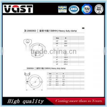 Free Shipment Factory Price Tri Clover Clamp Pipe Clamp Hardware photo-6