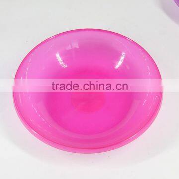 Colour Transparent Plastic Salad Plate photo-3