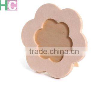 Flower Sharped mini Plywood photo frame