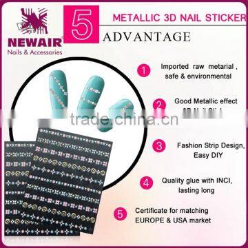New Air Custom Fashional 3d Adhesive Acrylic Decoration Nail Art photo-6