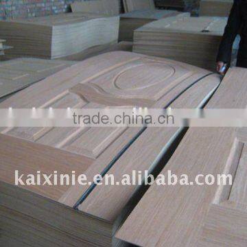 Hdf Door Skin Cherry Veneer Moulded 3 Panels photo-3