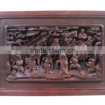 Carved wood screen (The scenery of landspace)