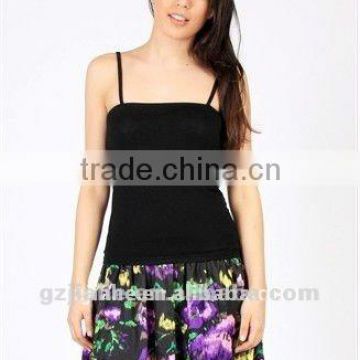 2012 hot selling popular floral skirt for lady