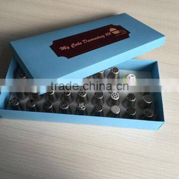 Amazing insert can make the nozzles turn on,customized logo design packing box for tools of nozzles.