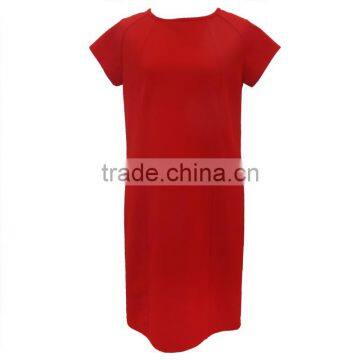 2015 Collection Ladies Fashion Knitted Short Sleeve Woman Dresses