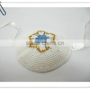 Jewish arts and crafts kipah,crochet kippah