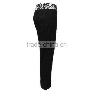 Latest Design Breathable 3/4 Length Office Wear Pants Women photo-3