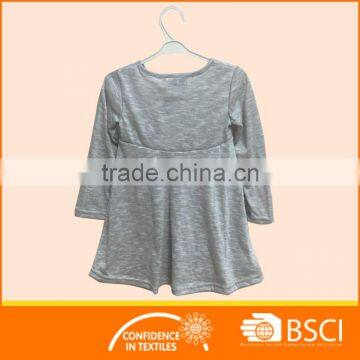 Nice Melange Girl One Piece Autumn Embroidered Dress photo-2