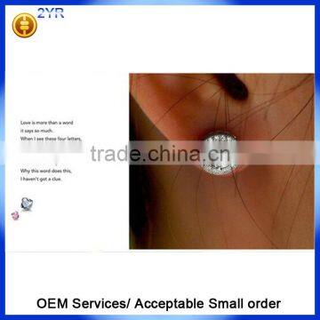 925 Sterling Silver Round Micro Pave Setting Stud Earrings photo-6