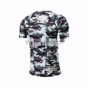 China Factory Camo Color Padded Compression Shirt photo-3