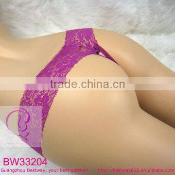 Sexy Very Hot Thongs With Soft Lace Waist Variety Pattern Bright Color Fashion Thong Panties From Guangzhou Bestway Underwear photo-6