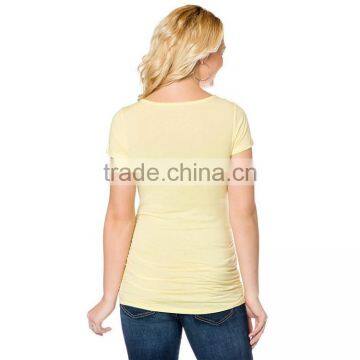 Hot Sale Blank t Shirt for Pregnant Women Modern Maternity Clothings photo-2