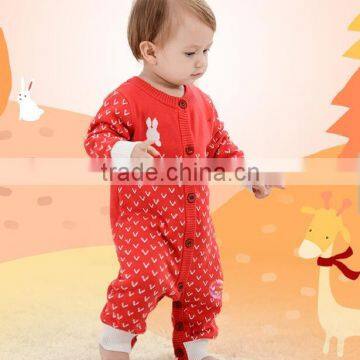 latets toddler infant baby one piece winter knitted playsuit romper