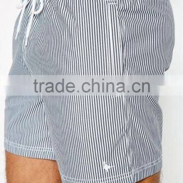 2016 New Fashion Board Shorts With Vertical Stripe Board Shorts Men photo-3