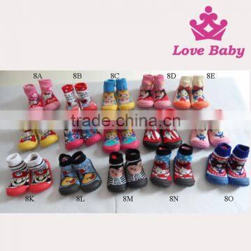 Maufactured Rubber Sock Shoes for Children Cute Little Baby Shoes photo-2