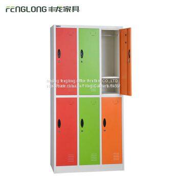 New Design High Quality Colorful 6 Door Sliding Modern Filing Cabinet photo-2