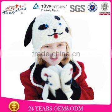 2014 Fashion Earflap Crochet Animal Winter Baby Knitted Hat /Baby Animal Hat