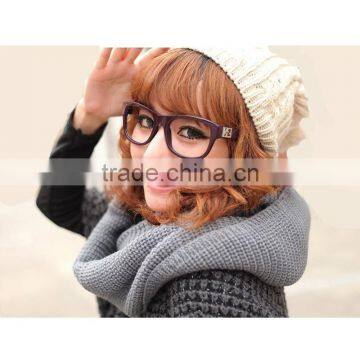 Simple and fashion high quality 7 color choice circle neckwear lovely magic scarf ladies scarves