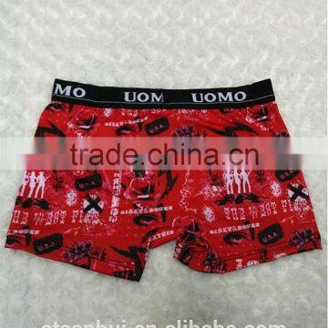 Stylish printed sexy boxer men uomo underwear pictures