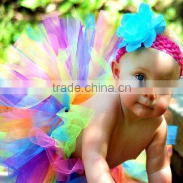 Wholease Kids Tutu Skirts Factory Directly Children Tutu Rainbow Baby Girls Tutu Skirt photo-5