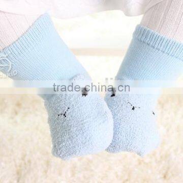 Cute Baby Cotton Socks, Silicone Print Baby Socks photo-4