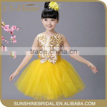 Newest Design Flower Girl Dresses Wedding 2016 for Girls Pageant Gown