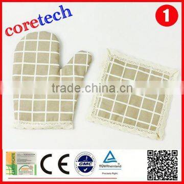Hot Sale Printed Oven Mitt Cotton Factory photo-2