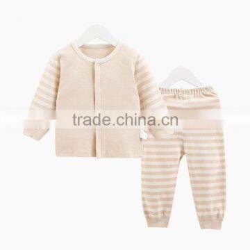 Spring Autumn 2pcs organic baby clothing sets