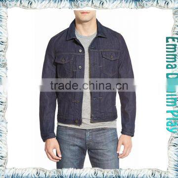 Denim Jacket Legend Slim Fit Light Wash in Black for Men