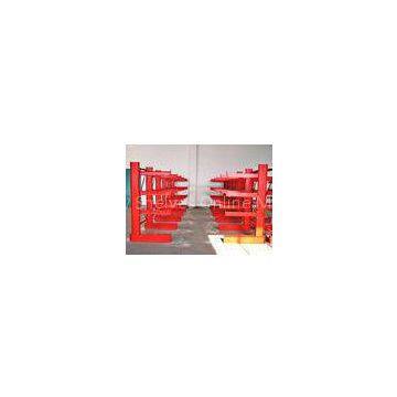 Double Side Industrial Cantilever Racking System For Raw Material Storage
