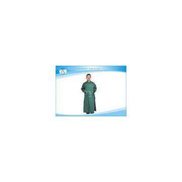 Waterproof Polyester Reusable Surgical Gowns , Isolation Medical Gown With Elastic Cuff