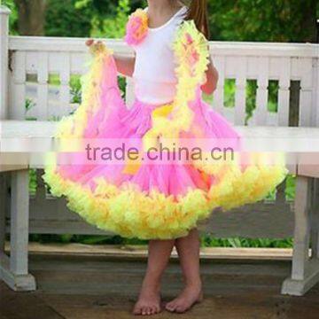 Children dance wear wholesale girls ballet dressees boutique baby orange pettiskrit little girls in short skirts