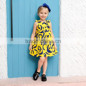 Europe and the United States Pure Cotton Tide Lovely Girls Dress Moq 3 Pieces