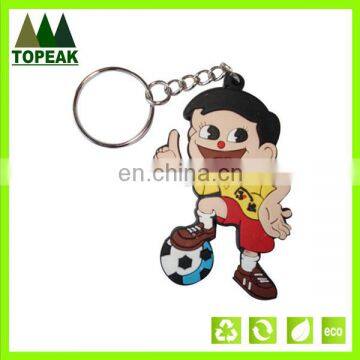 Promotional cartoon PVC keychain soft pvc keychain