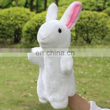 Hot Sale Animal Hand Puppets Funny Rabbit Plush Glove Puppets