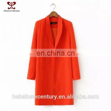 2015 Autumn new arrive women fashin dress joker long sleeved after the split suit brought the trench coat ladies simple wear