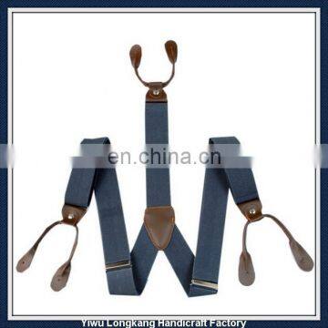 2015 alibaba trade assurance hot sale high quality pants suspenders leather suspenders